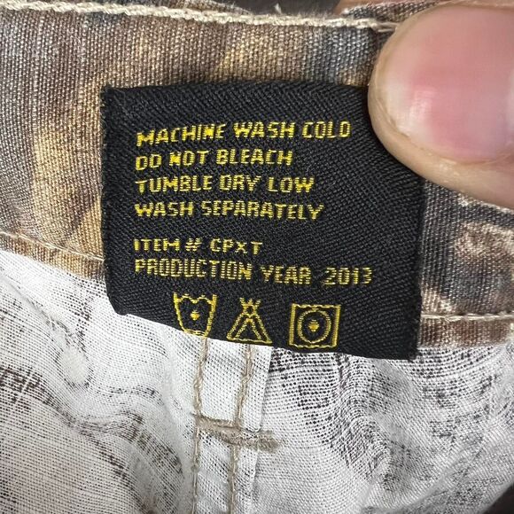 Realtree Men's Camo Hunting Scent Blocker Size L Pants - Picture 7 of 8